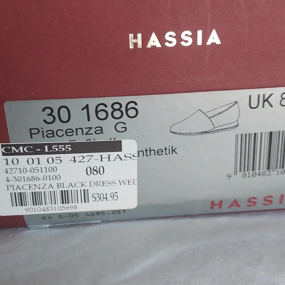 Hassia black comfort shoes Size 10 - Picture 7 of 8
